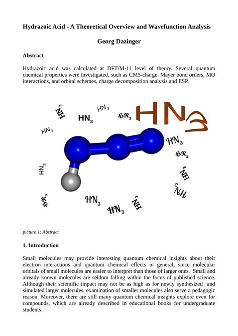  Hydrazoic Acid -  Innowacyjne Materiały dla Przyszłości Energii!